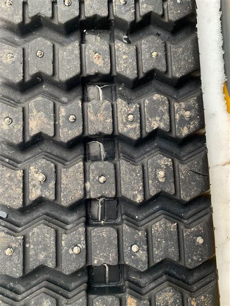 snow studs for skid steer tracks|screw in grip studs.